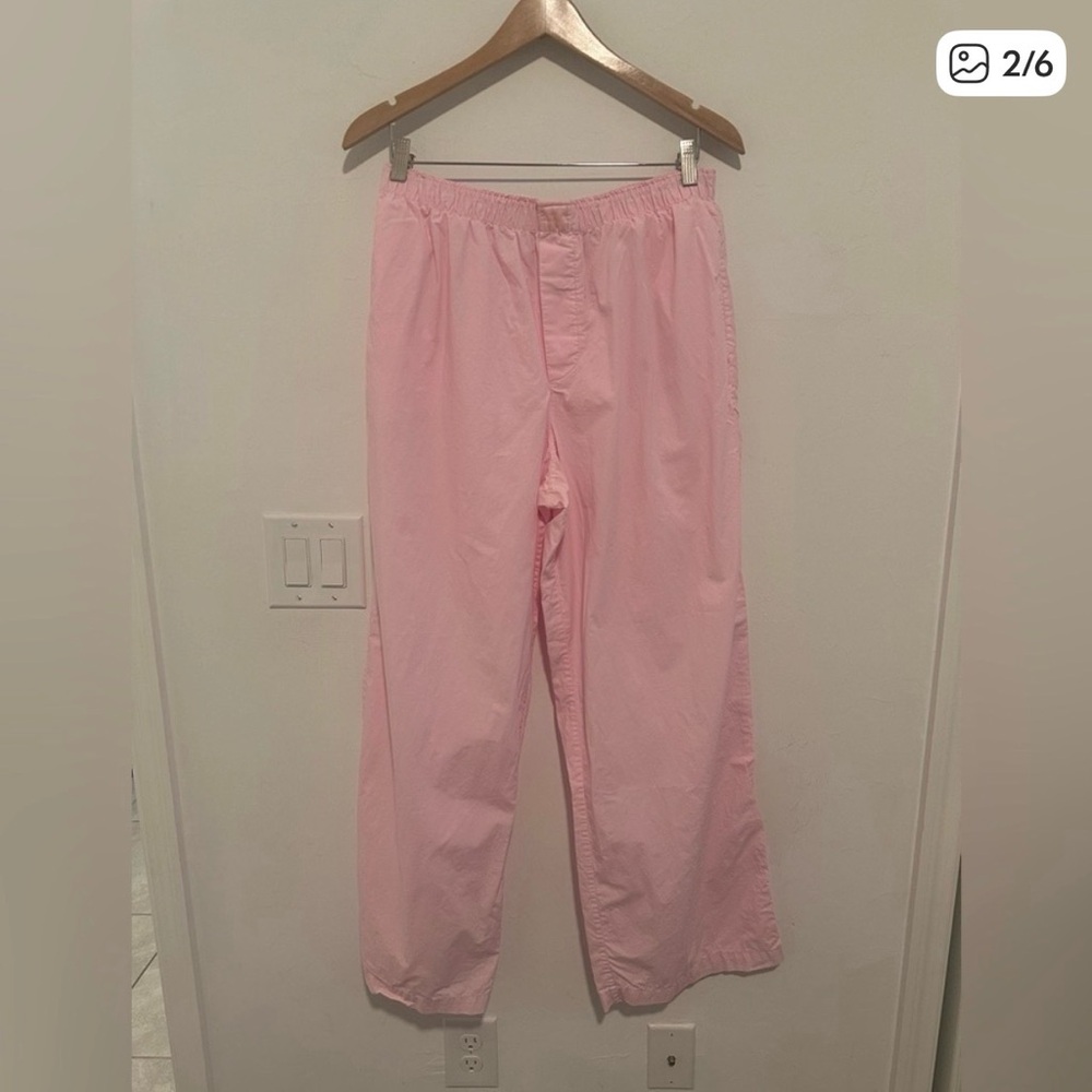 Skims Cotton Poplin Unisex Pajama Pants Sz large, like new - Picture 3 of 6